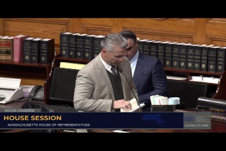 MA House of Representatives Session: October 27th, 2025