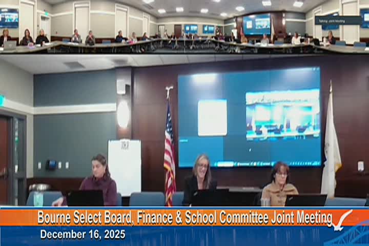 Bourne Select Board meeting, December 16, 2025